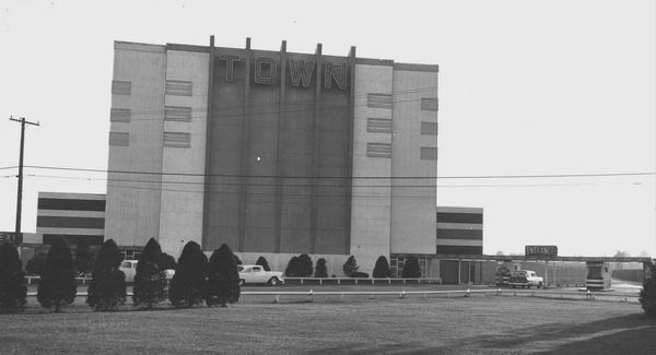 Town Drive-In Theatre - Screen Then - Photo From Rg (newer photo)